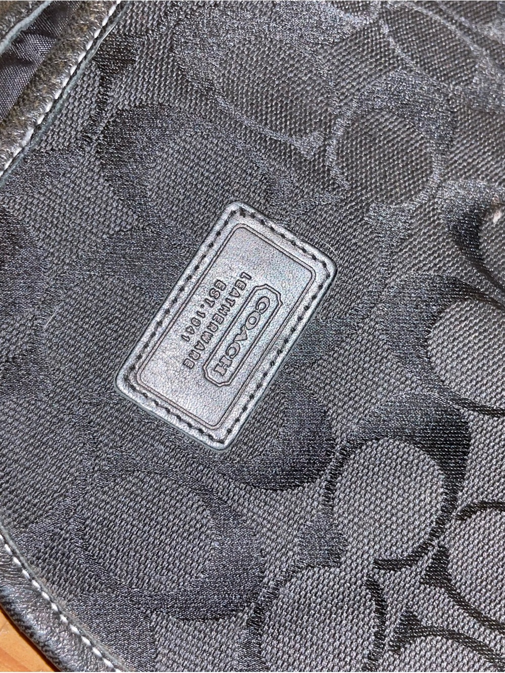 Coach Black Dog Coat